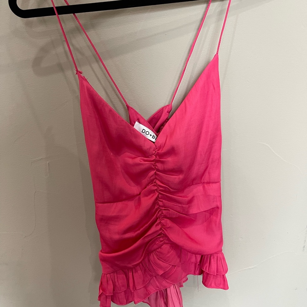 Brand new DO+BE pink adjustable top